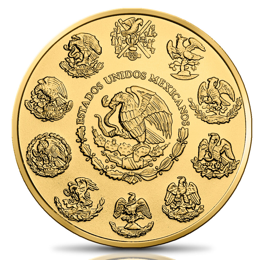Mexican Libertad Colorized Silver Coins Golden Noir Series